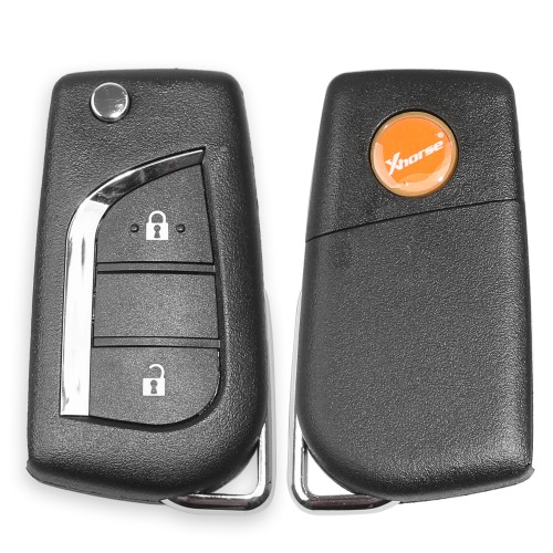 Xhorse XKTO01EN Universal Remote Key for Toyota 2 Buttons for VVDI Key Tool and VVDI2 (English Version) 5pcs/lot