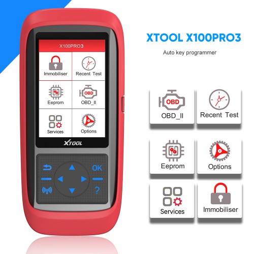 [Clearance Sale US Ship] XTOOL X100 Pro3 Professional Auto Key Programmer Add EPB, ABS, TPS Reset Functions Free Update Lifetime