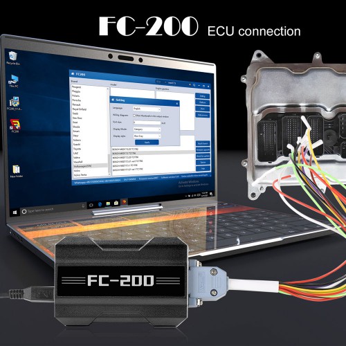 V1.2.0.0 CG FC200 ECU Programmer Full Version Support 4200 ECUs and 3 Operating Modes Upgrade of AT200