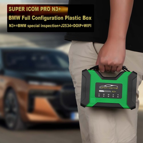 Super ICOM Pro N3+ BMW Full Configuration Plastic Box Supports DoIP J2534 Compatible with Original BMW ICOM Software