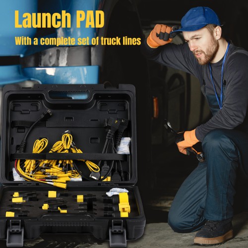 Heavy Duty Truck Software License for Launch X431 PAD V/ PAD VII and New Version Pro5 Get Free Adapter Set