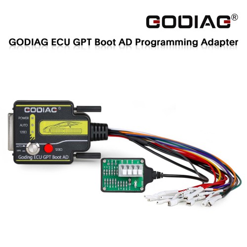 GODIAG ECU GPT Boot AD Connector for ECU Reading Writing No Need Disassembly Compatible with J2534/ Openport/ PCMFlash/ FoxFlash/ FC200
