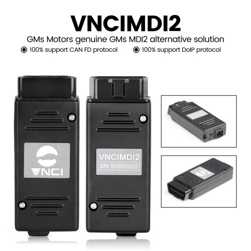 2024 VNCI MDI2 Diagnostic Interface for GM Support CAN FD/ DoIP Compatible with TLC, GDS2, DPS,Tech2win Offline Software