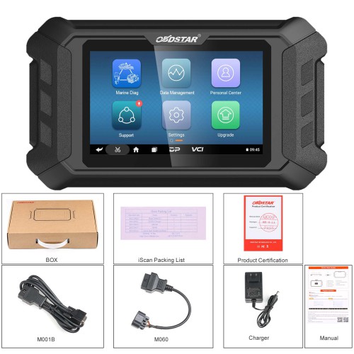 2024 OBDSTAR iScan for MERCURY Marine Diagnostic Table with Special Functions Support G3/ DFI 2/ Optimax/ Seapro/ Verado/ 40HP-300HP