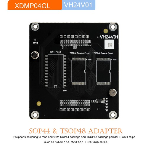 2024 Xhorse Multi Prog Programmer Adapters XDMP04GL VH24 SOP44 TSOP48 + XDMP05GL VH29 EEPROM FLASH + XDMP06GL VH30 SOP44 + XDMP07GL VH31 TSOP48