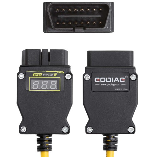 2024 GODIAG GT109 DOIP ENET with Voltage Display DOIP Diagnostic Programming Coding Adapter for BMW Benz VW Audi