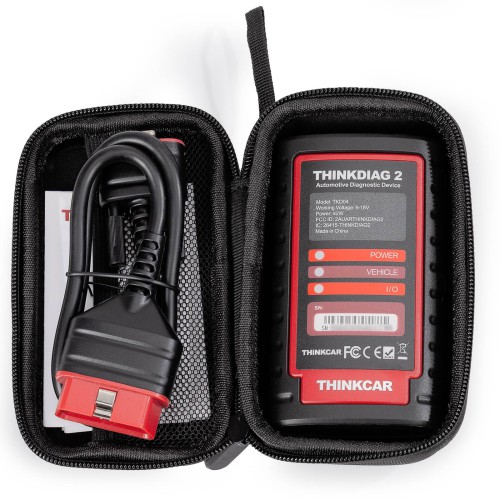 THINKCAR Thinkdiag2 All System Bidirectional Diagnostic Scanner with CAN-FD Protocol Auto VIN ECU Coding 15+ Reset Functions Free Update for One Year