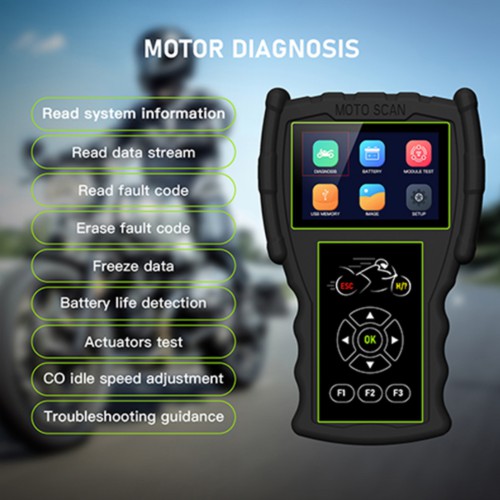 JDiag M100 Pro Full Version Moto Scanner Universal Motorcycle Scan Tool