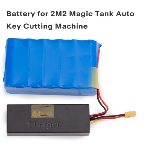 2M2 TANK 2 Pro TANK II Pro CNC Key Cutting Machine Add House Keys Mul-T-lock, Dimple, Multi-point Keys with FO21 Clamp and Battery