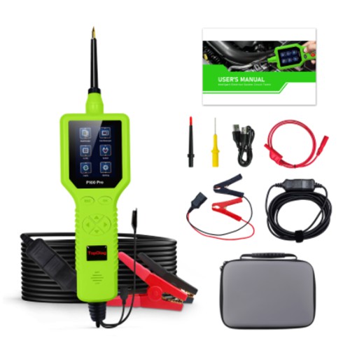 TOPDIAG P100Pro Electrical System Diagnostics Tool Diagnose Circuit Issues for Cars, Trucks, SUV, Motorcycles, Boats, Excavators, Trailers, etc