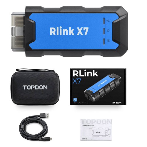TOPDON RLink X7 for GM Support CAN-FD/DoIP GM ECU Programming Suppport GM Vehicles from 2000 to 2024