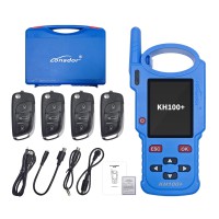 2024 Newly Lonsdor KH100+ Hand-Held Key Programmer With Four Remote Keys Added TATA and Mahindra