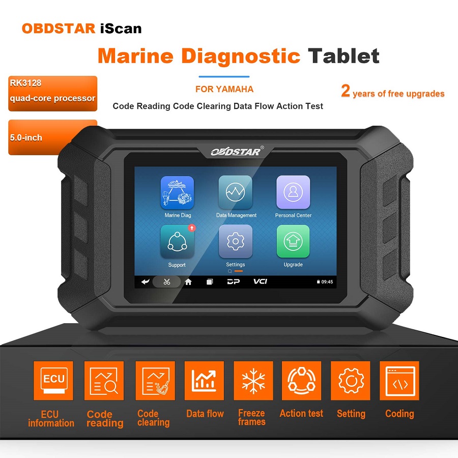 OBDSTAR iScan YAMAHA Marine Diagnostic Tablet