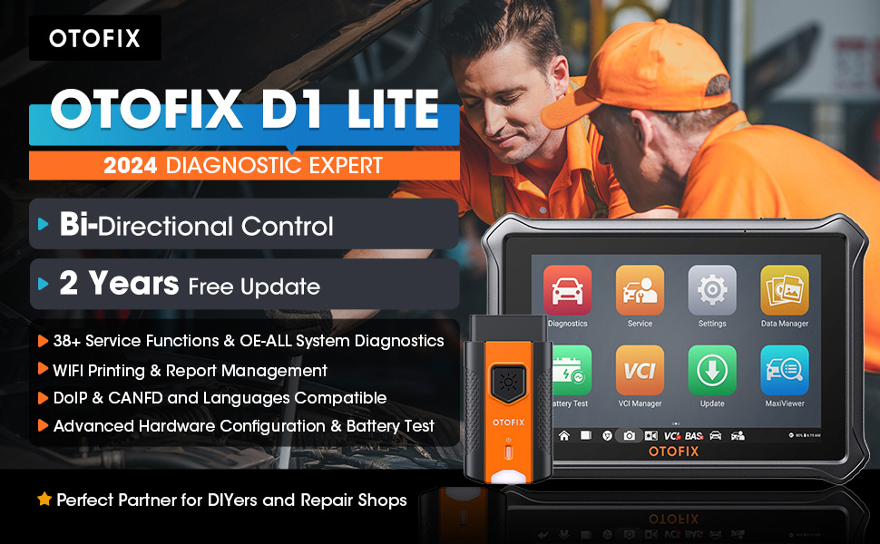 OTOFIX D1 Lite All System Diagnostic Bidirectional Scan Tool with 38+ Special Services