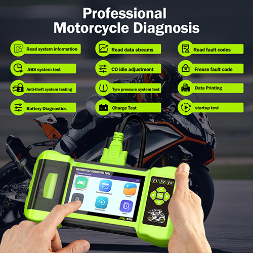 JDiag M300 Hand-held Motorcycle Diagnostic Scanner